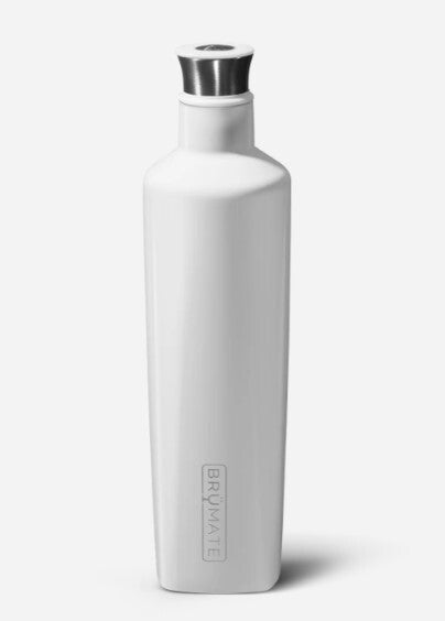 White Brumate Fifth 25 oz Liquor Canteen